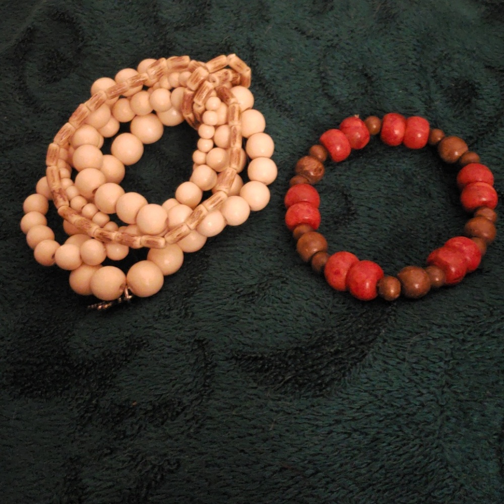 Pair of Wooden Bracelets